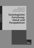 Cover &ddquo;Soziologische Forschung;rdquo;xxx